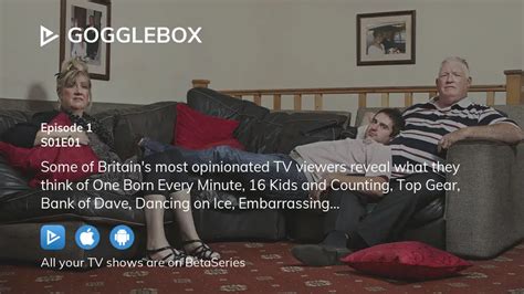 gogglebox season 1 episode 1